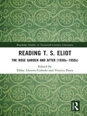 cover image of Reading T. S. Eliot